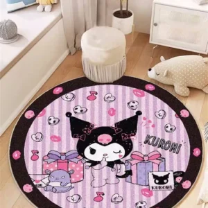 Round Carpet Cartoon Kids Carpet Chair Household Computer Chair Round Floor Mat