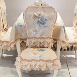 European Style Seat Cushion Cushion Cover Lace Anti-skid Household Cushion