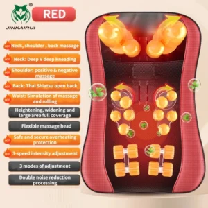 Back Waist Cervical Spine Full Body Shoulder Electric Massage Cushion Household