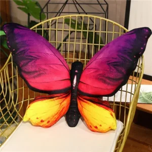 Artificial Butterfly Throw Pillow Home Decoration Accessory for Household Daily