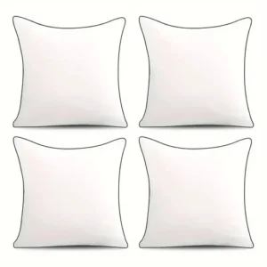 4 Pack Bedding Throw Pillow Insert, Household Decorative Pillow, MPF309766