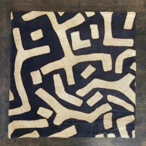 African Kuba Cloth Pillow Cover 20 | Genuine handwoven African decorative throw