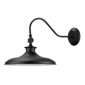 GLOBE Electric 44095 Aedan 1-Light Swivel Wall Sconce, Black Finish