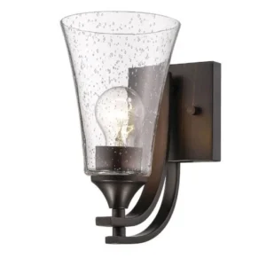 New Millennium 1491-RBZ Transitional One Light Wall Sconce from Natalie