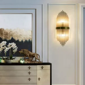 Modern Wall Mount Lamp Fixtures Hotel Restaurant Household Simple Crystal Light